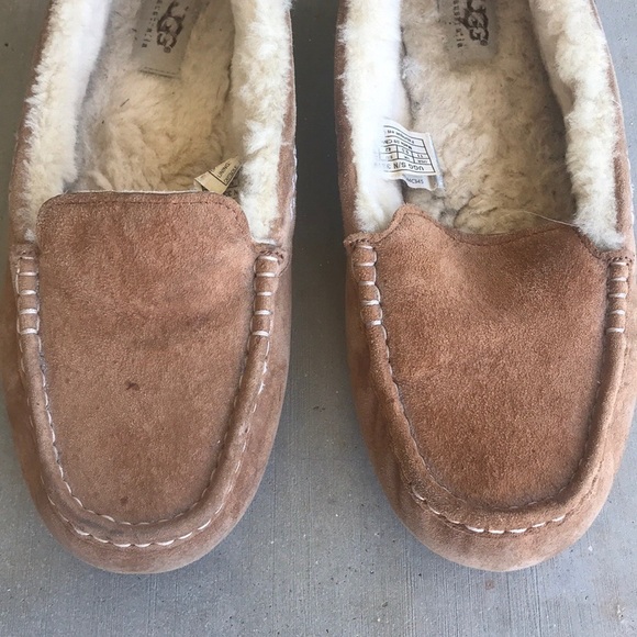 UGG Men’s Ascot Slipper Chestnut Shearling Lined - Picture 4 of 12